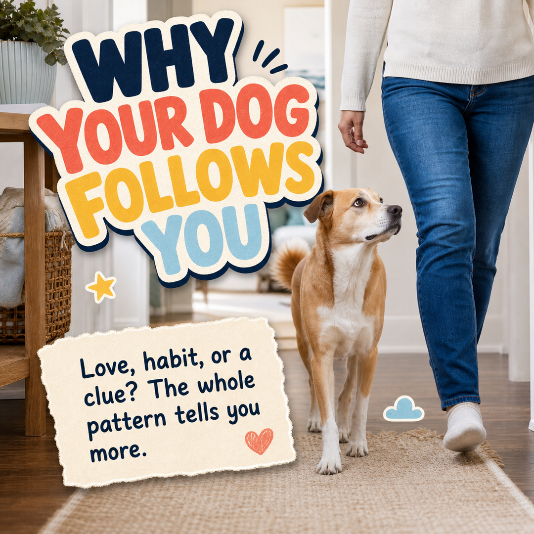 Why Your Dog Follows You From Room to Room