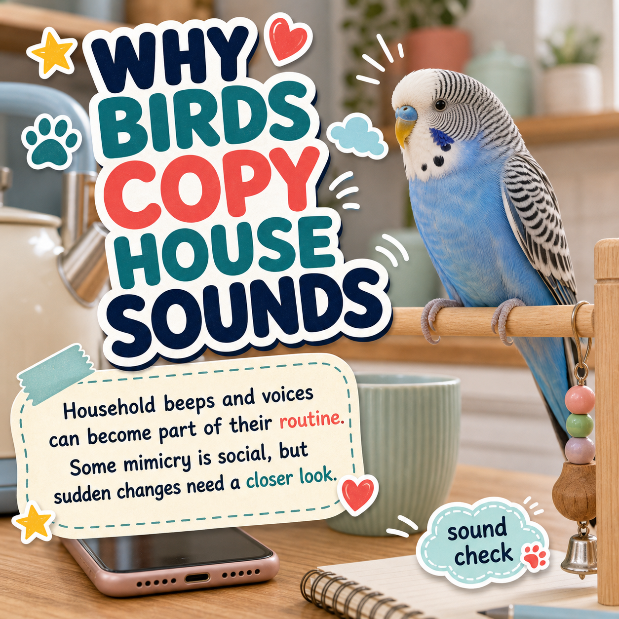 Is It Normal When Birds Copy Household Sounds?