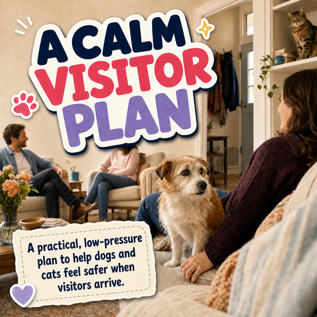 A Calm Visitor Plan for Pets Who Prefer the Usual Crowd