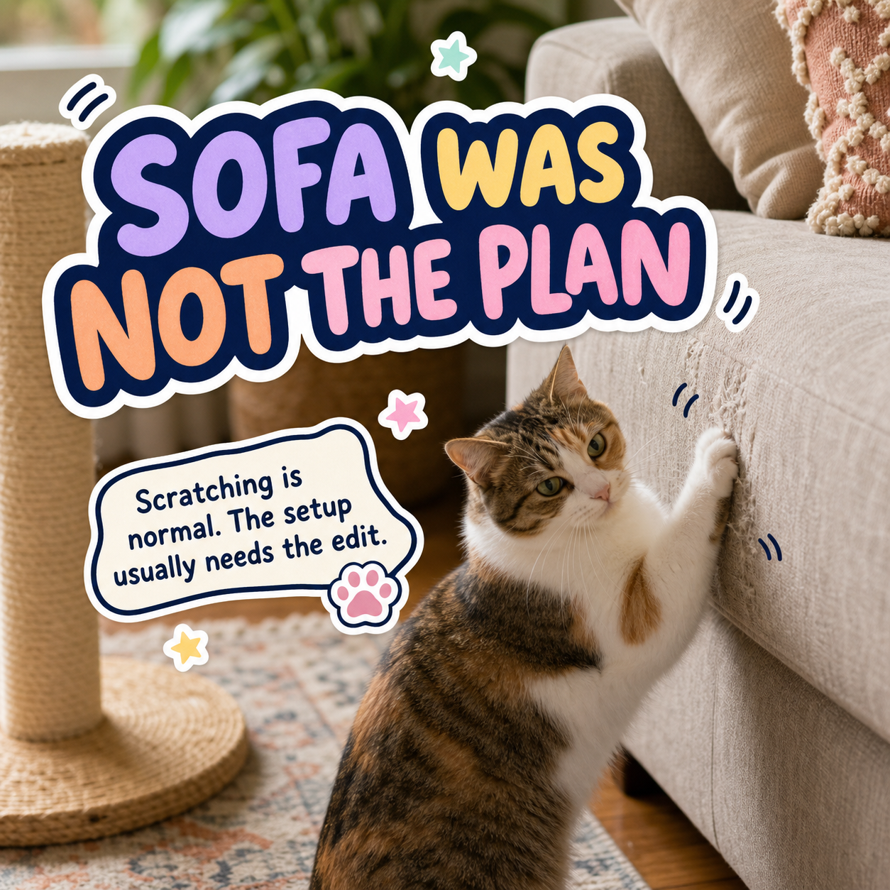 What to Do When Your Cat Scratches the Sofa