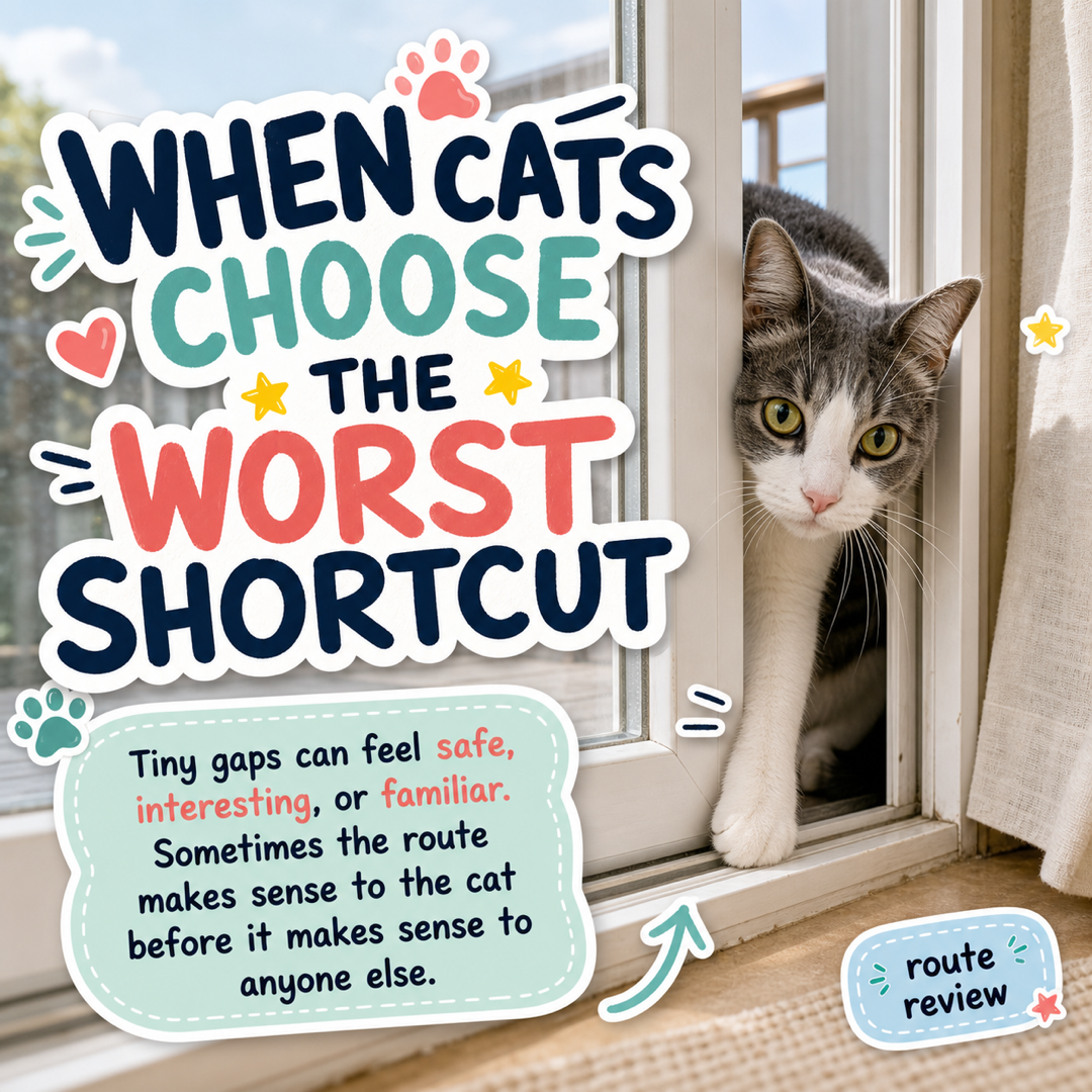 What It Means When Cats Choose the Worst Shortcut