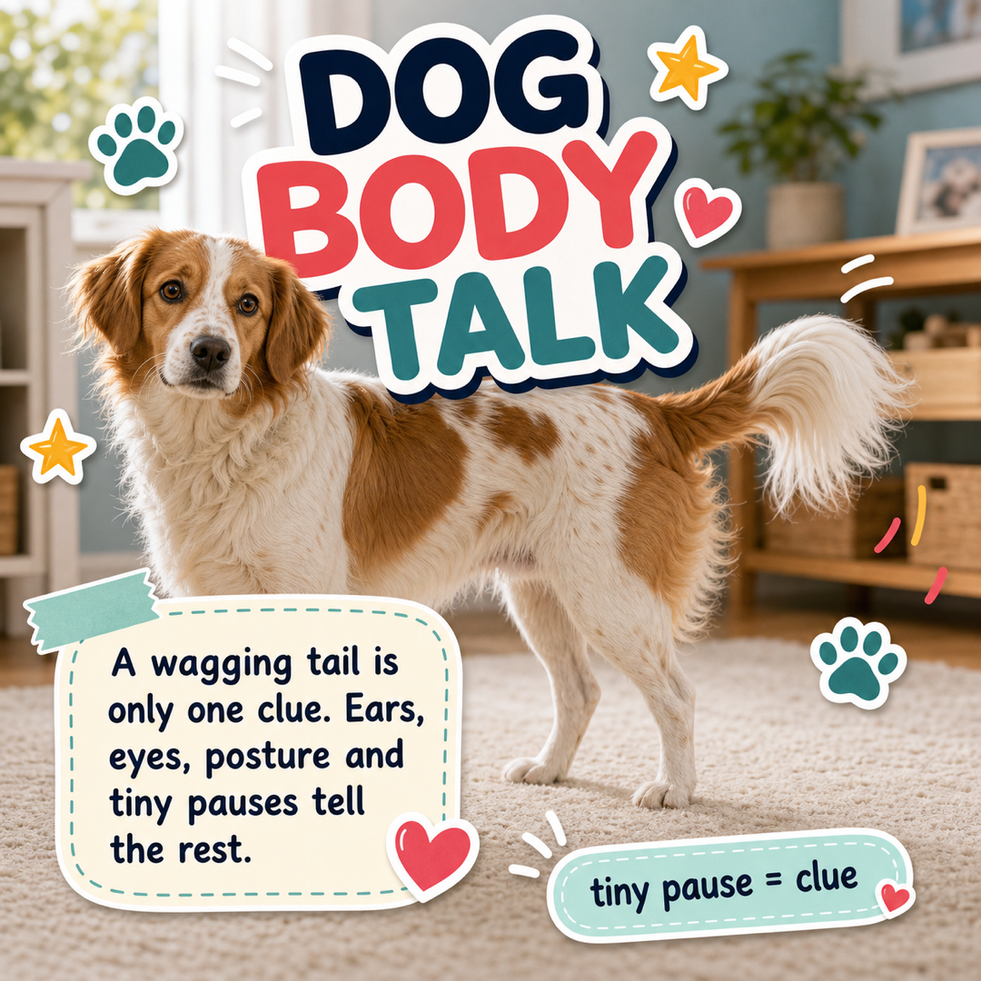 Tiny Guide to Dog Body Language: Tail, Ears and Tiny Pauses