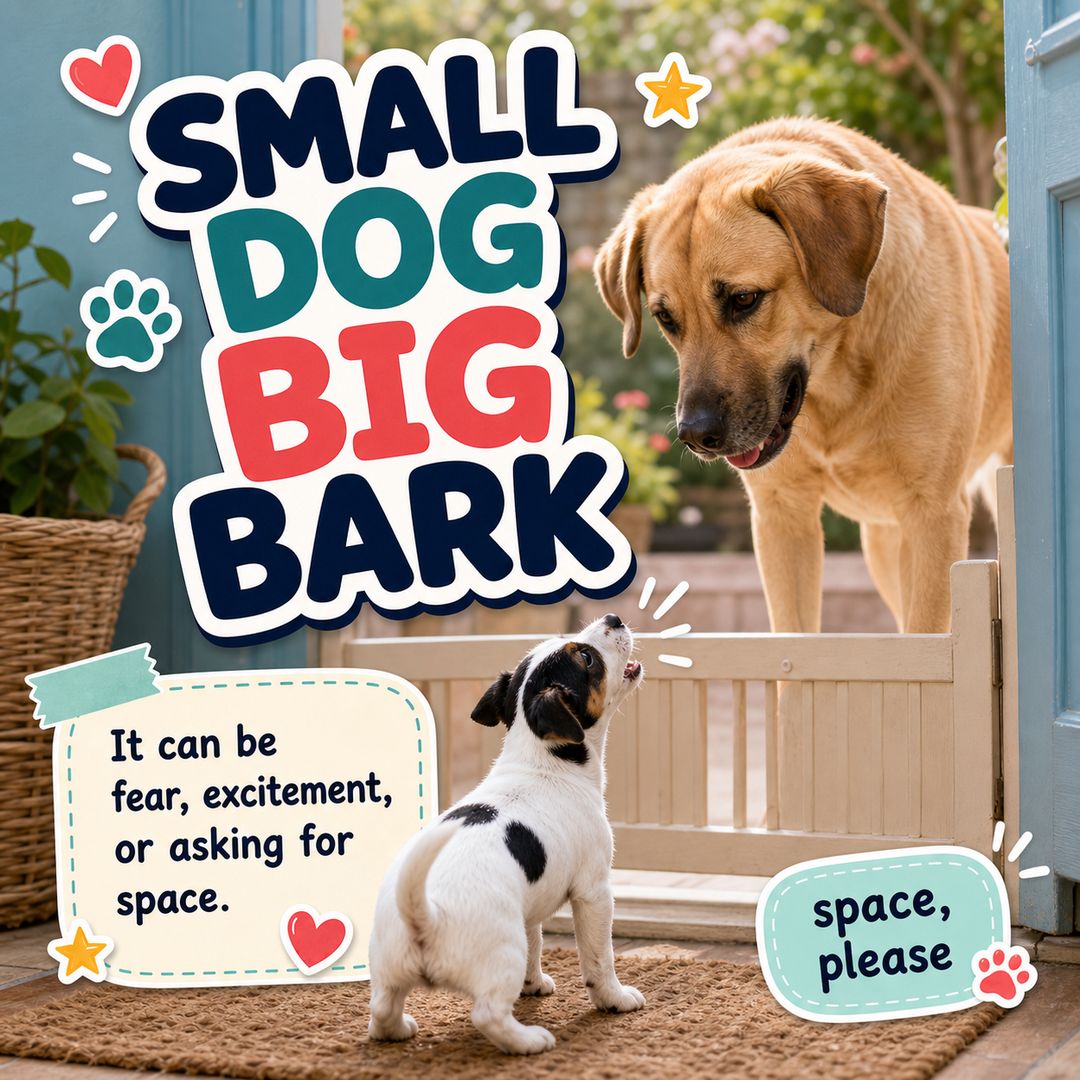 Why Small Dogs Bark at Big Dogs