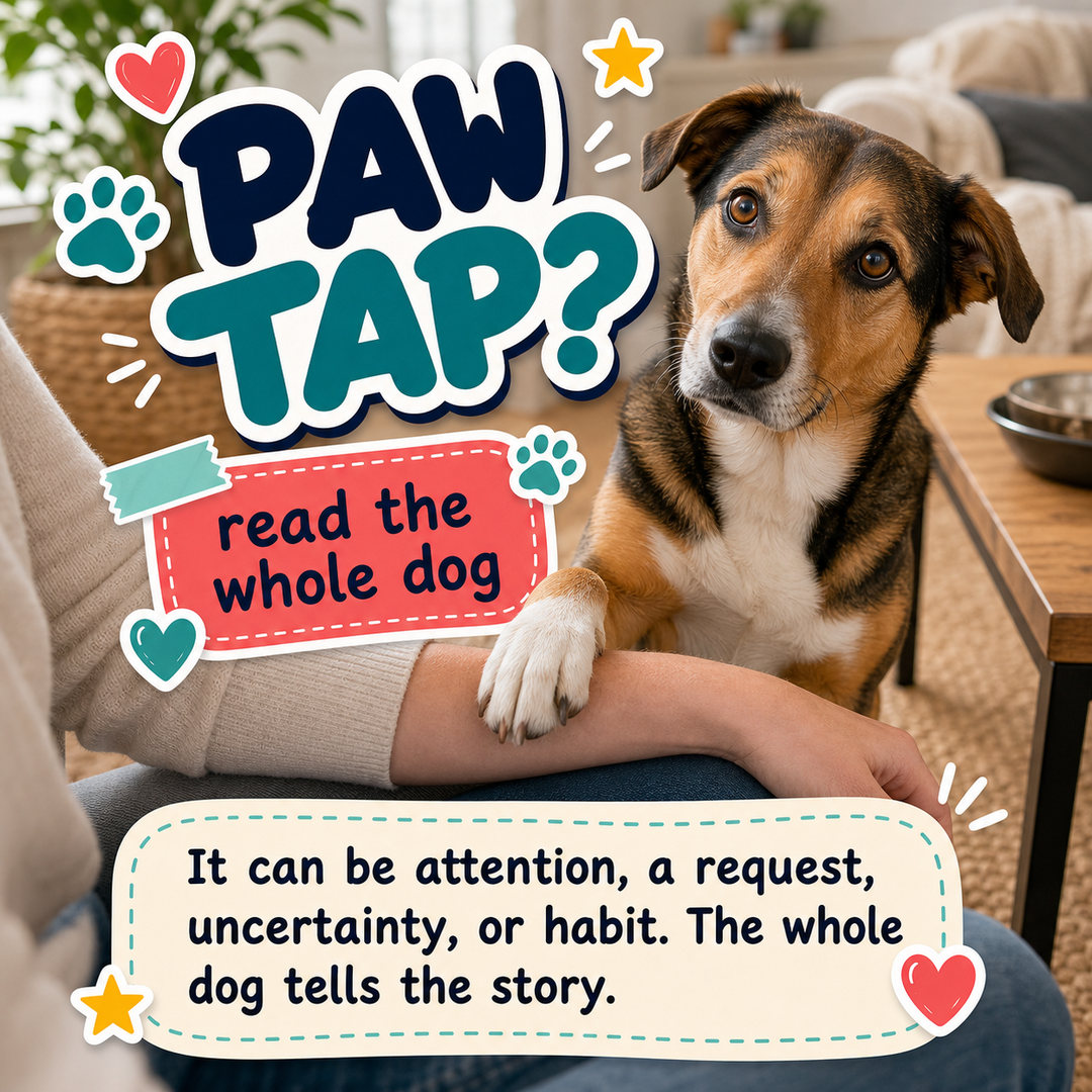 What Your Dog May Be Saying With a Paw