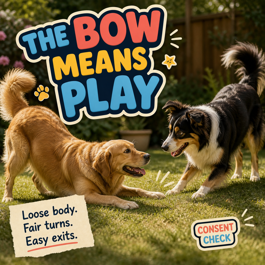 The Bow Before the Chase: How Dogs Invite Play