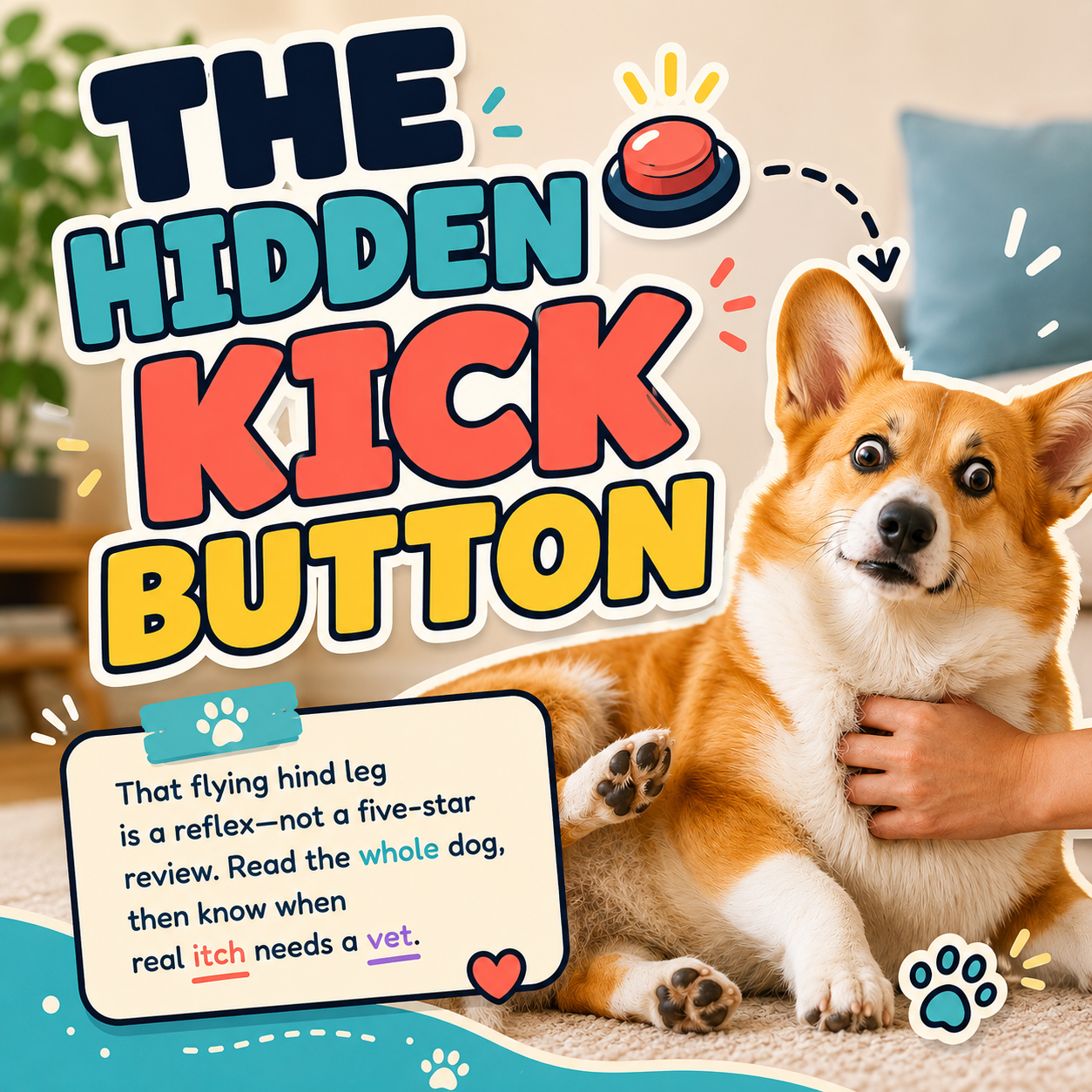 The Hidden Kick Button: Why a Dog’s Leg Moves When You Scratch
