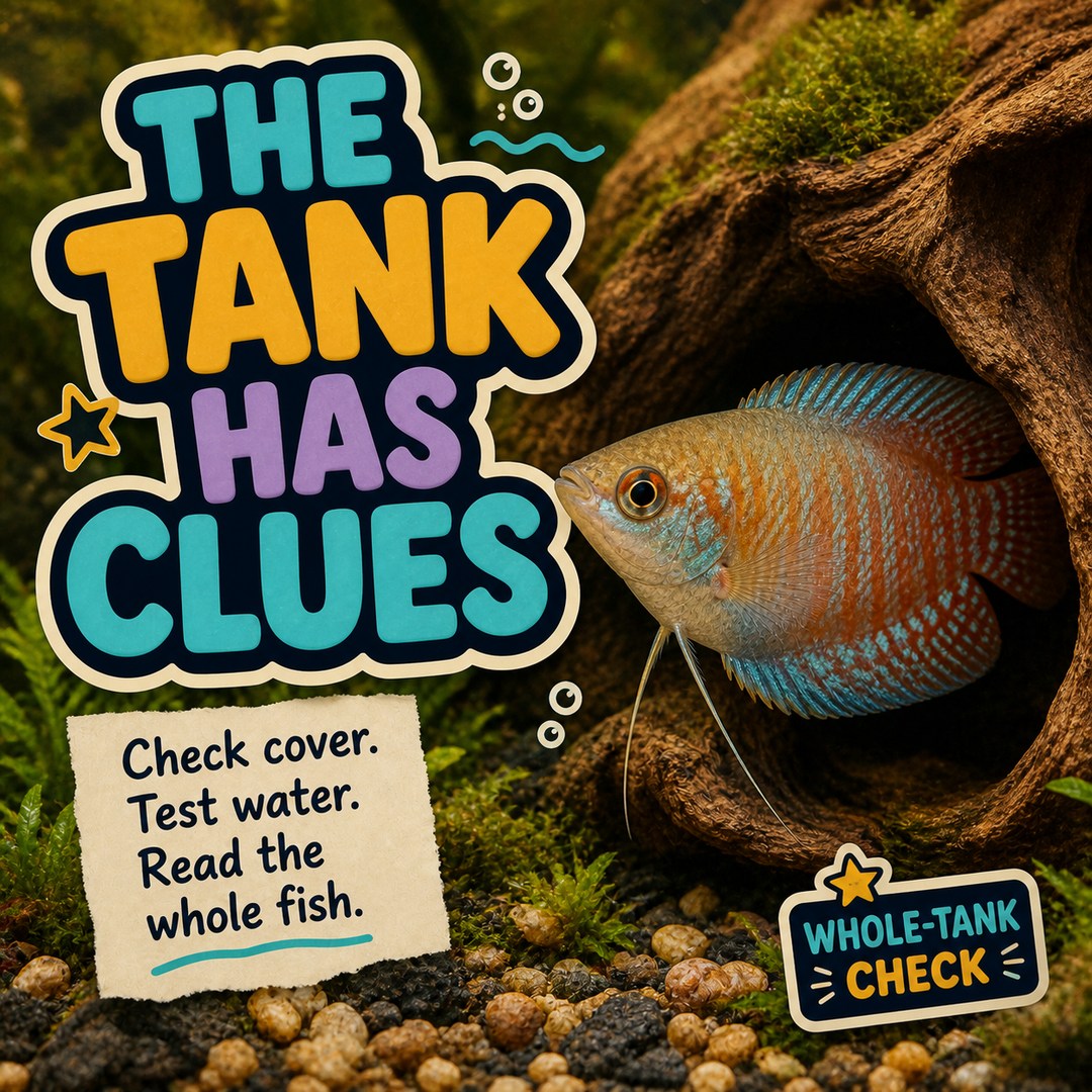 When a Fish Starts Hiding: Cover, Water Quality and the Whole Tank