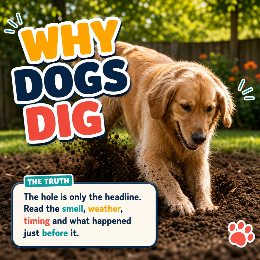 The Hole in the Lawn: Why Dogs Dig and What to Do Next