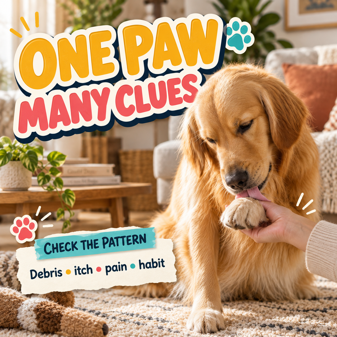 One Paw, Many Clues: Why Dogs Lick Their Feet and When to Call the Vet